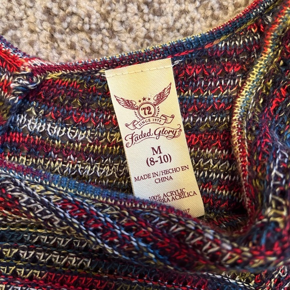 Girls Multi Color Knit Top - Picture 3 of 4